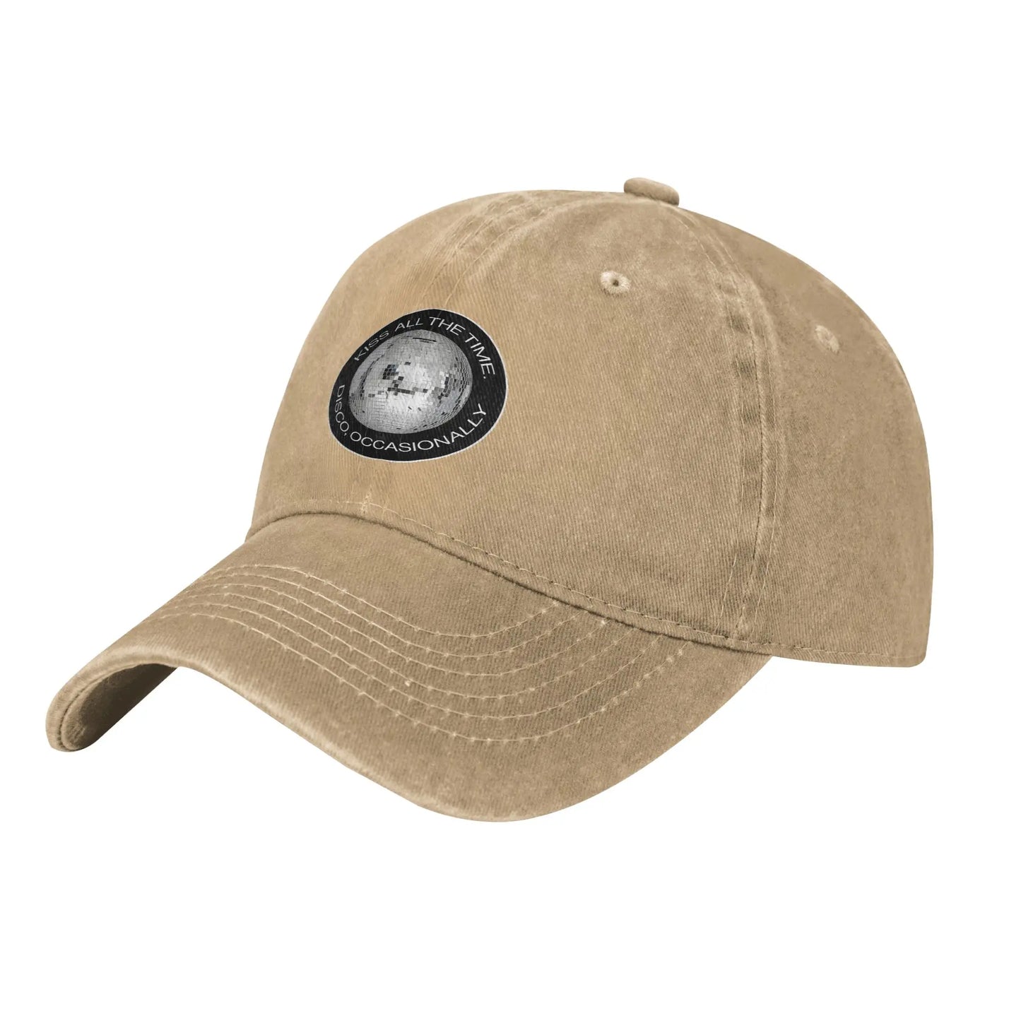 Vintage Harrys Styles Kiss All the Time Disco Baseball Cap for Men Women
