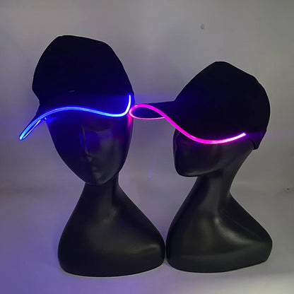Adult Hat Led Optical Fibre Cap Hip Hot Hat Night Club Concert Masquerade