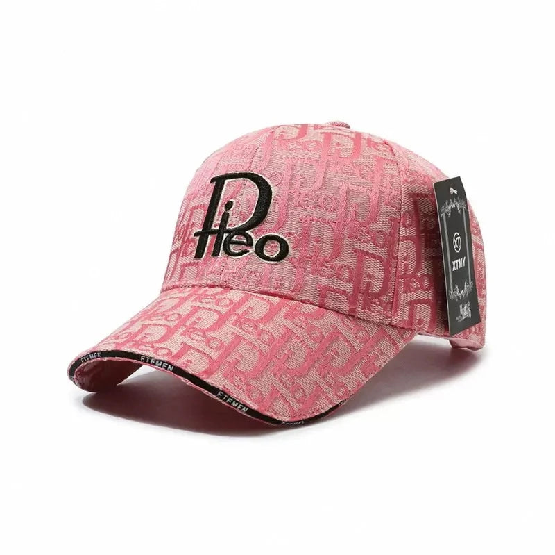 Embroidered Letter Duckbill Baseball Cap