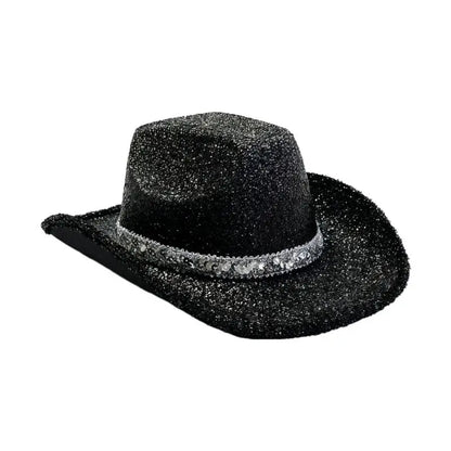 Trendy Glitter Powder Western Hat