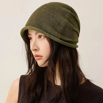 Stretchy, Lightweight Soft Women's Fashion Pullover Hat – Soft Beanie