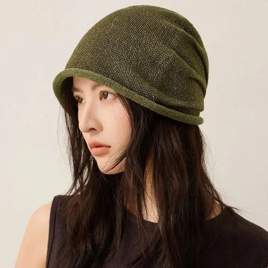 Stretchy, Lightweight Soft Women's Fashion Pullover Hat – Soft Beanie