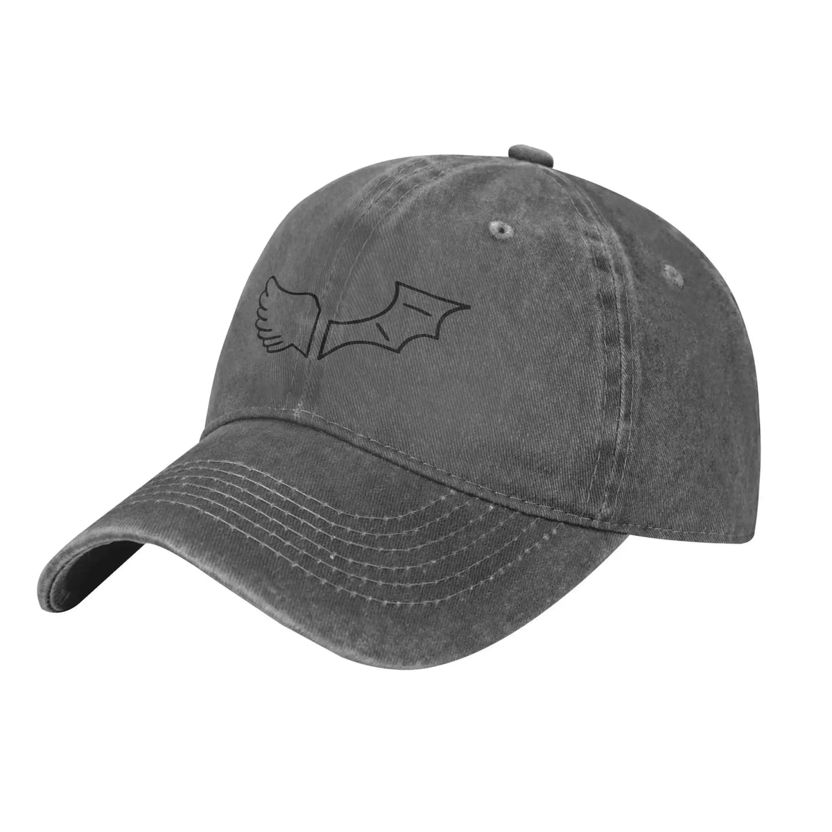 Wings Unisex Baseball Cap Distressed Denim Hats