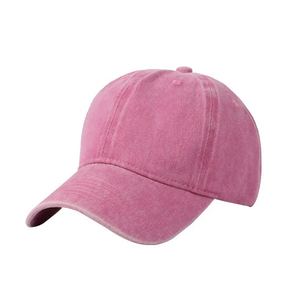 Vintage Washed Baseball Cap - Personalized Embroidery Print Dad Hat