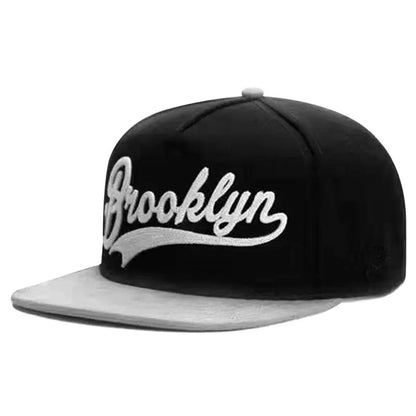 Unisex Brooklyn Embroidery Hip-Hop Hats Outdoor Adjustable