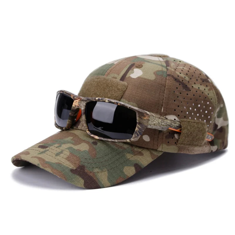 Athletic Casual Breathable Camouflage Baseball Cap for Men