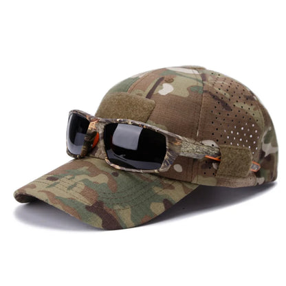 Athletic Casual Breathable Camouflage Baseball Cap for Men