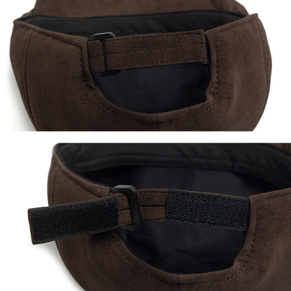 New PU Imitation Leather Newsboy Cap Fashion Vintage Men Women Berets