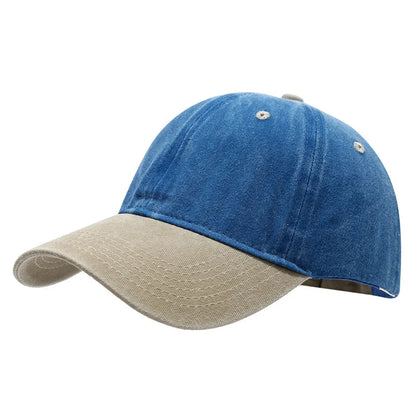 Unisex Versatile Color-Matched Washed Baseball Hat