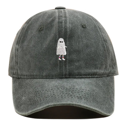 Halloween Ghost Embroidered Baseball Hat