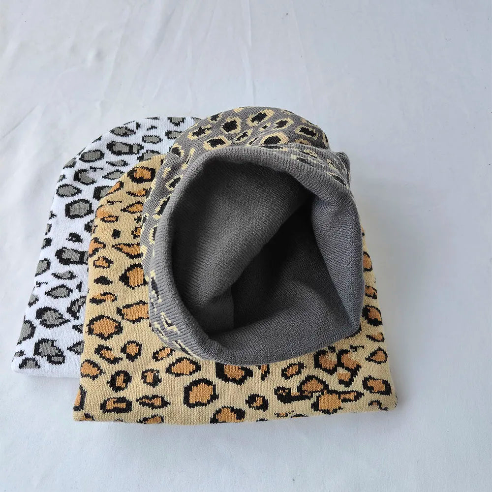 New Cartoon Leopard Beanies Caps Boys Gifts