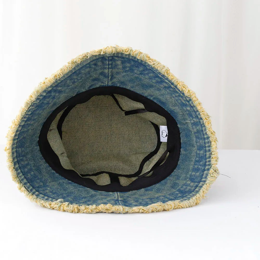 2025 New Fisherman Hat Vintage Denim Bucket Hats
