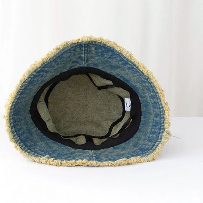 2025 New Fisherman Hat Vintage Denim Bucket Hats