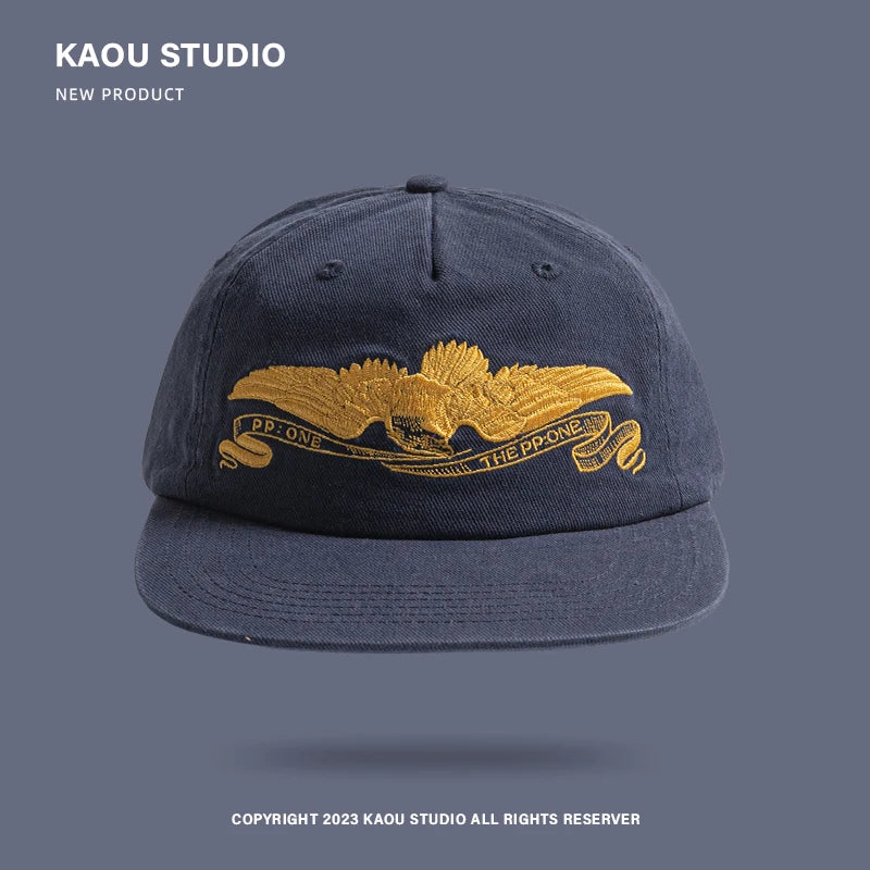 Flat-Brimmed Baseball Cap Men's Women