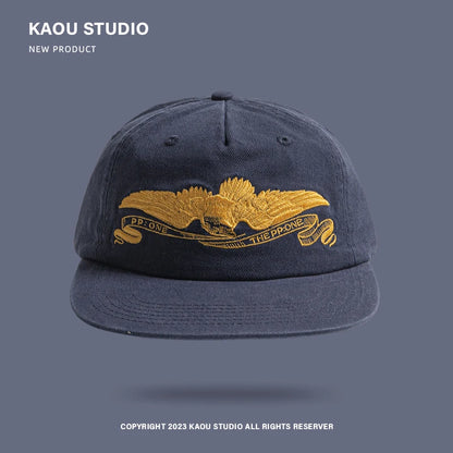 Flat-Brimmed Baseball Cap Men's Women