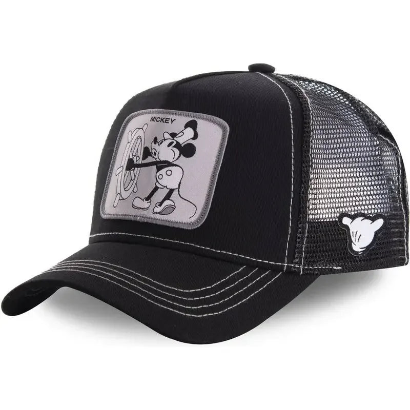 High Quality Disney Styles Anime Cartoon Snapback Cotton Baseball Cap Men Women