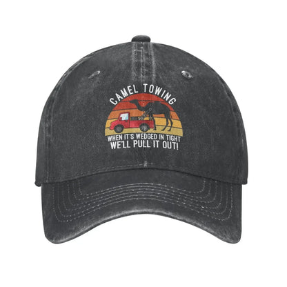 Camel Towing Hat Camel Towing When It's Wedged In Tight We'll Pull It Out Hat Men