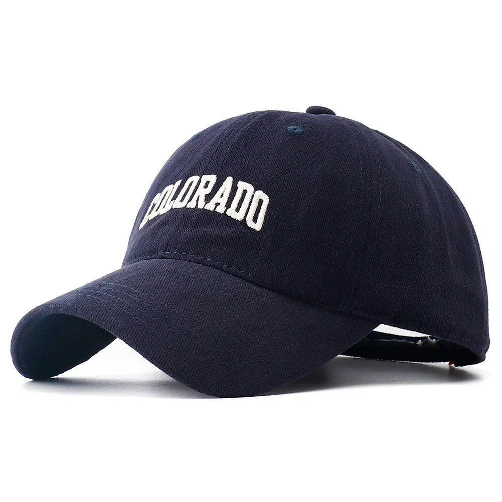 New Colorado Letter Embroidered Baseball Hat