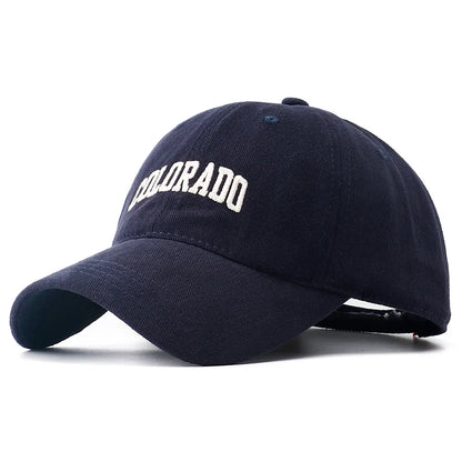 New Colorado Letter Embroidered Baseball Hat
