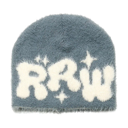 New Ins Popular Unisex Autumn Funny Hat Mink Fur Winter Women's Cap