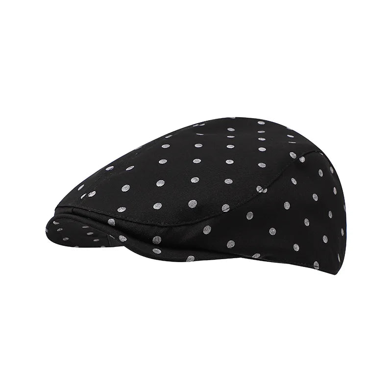 Cloud Beret Women Spring Summer Casual Pleated Forward Cap