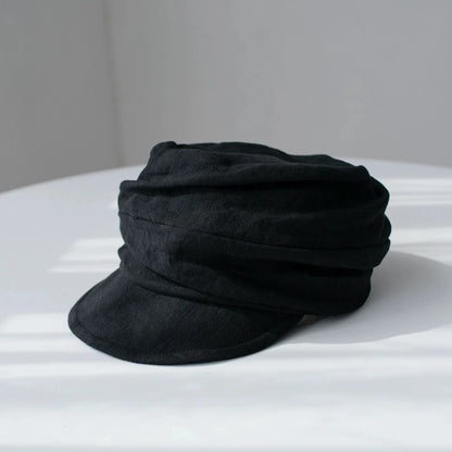 Lightweight Breathable Linen Newsboy Cap