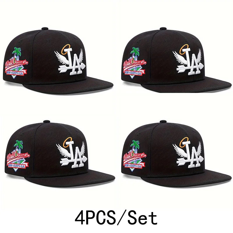Fashion Unisex LA Embroidery Baseball Caps