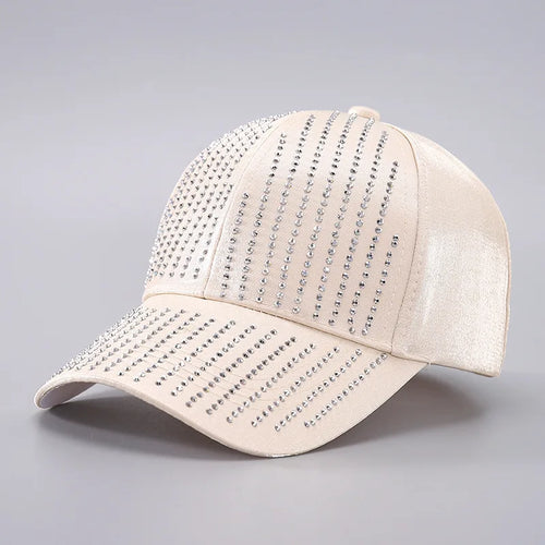 Perfect Rhinestone Baseball Cap Snapback Cap