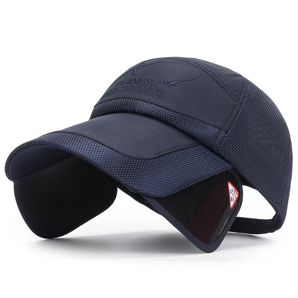 Summer Outdoor Fishing Sunscreen Baseball Cap Men's