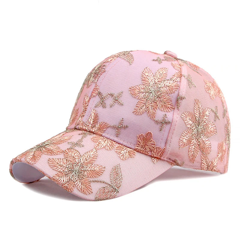 New Lace Hat Women's Thin Breathable Baseball Hats