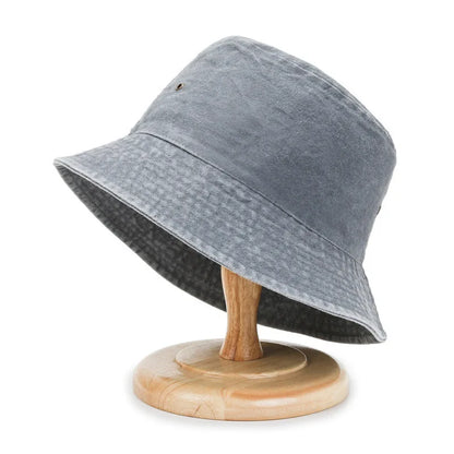 Popular Unisex Cotton Summer Washed Jeans Bucket Hat