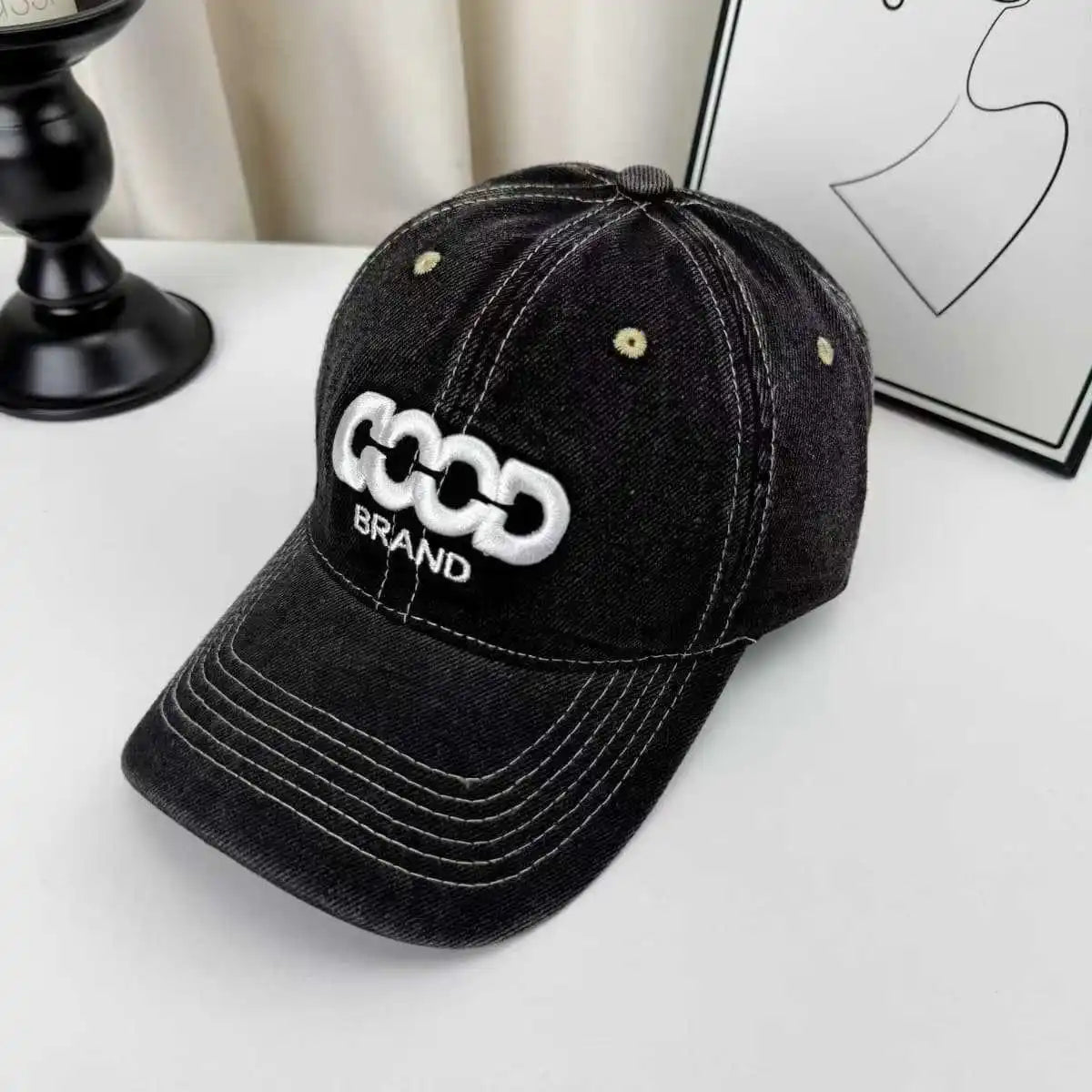 Unisex Simple Denim Baseball Cap