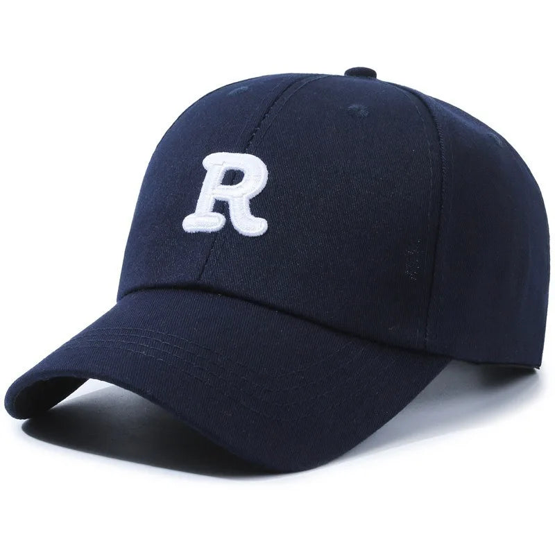 Letter Print Summer Slimming and Face Small Big Head Circumference Duckbill Cap Versatile Soft Top Baseball Hat