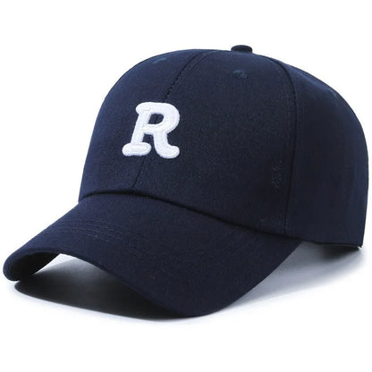 Letter Print Summer Slimming and Face Small Big Head Circumference Duckbill Cap Versatile Soft Top Baseball Hat
