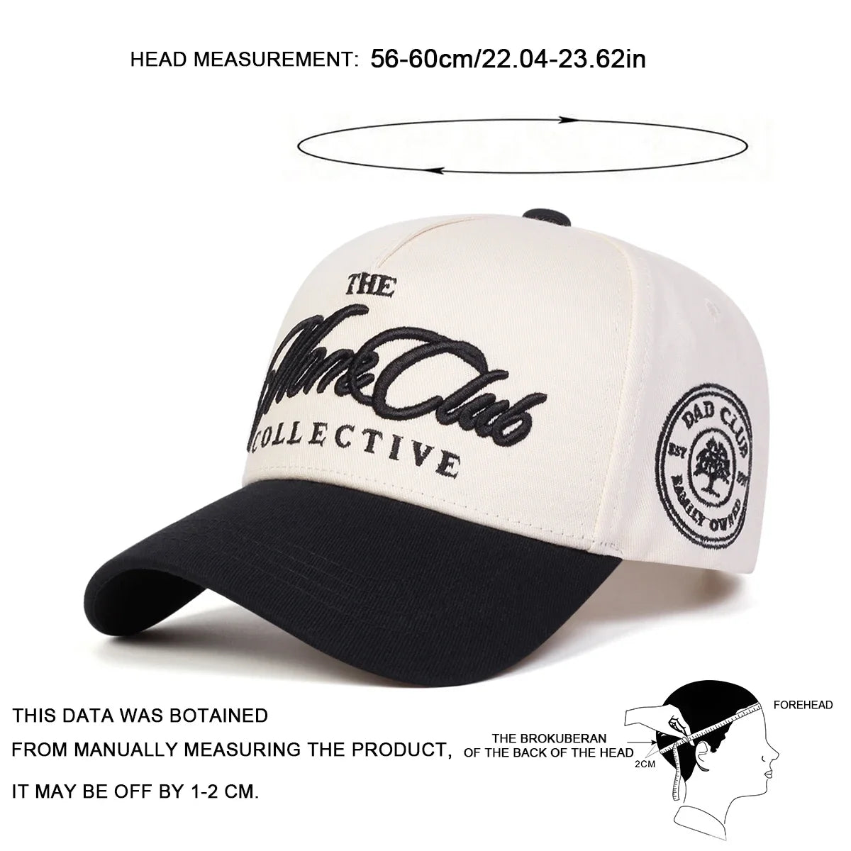 Unisex The Mare Club Collective Embroidery Baseball Caps Spring Autumn