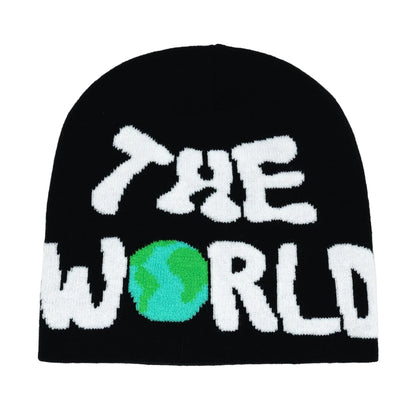 Y2k Letter Butter Knit Hats Skullies Beanies Autumn Winter Warm Hat
