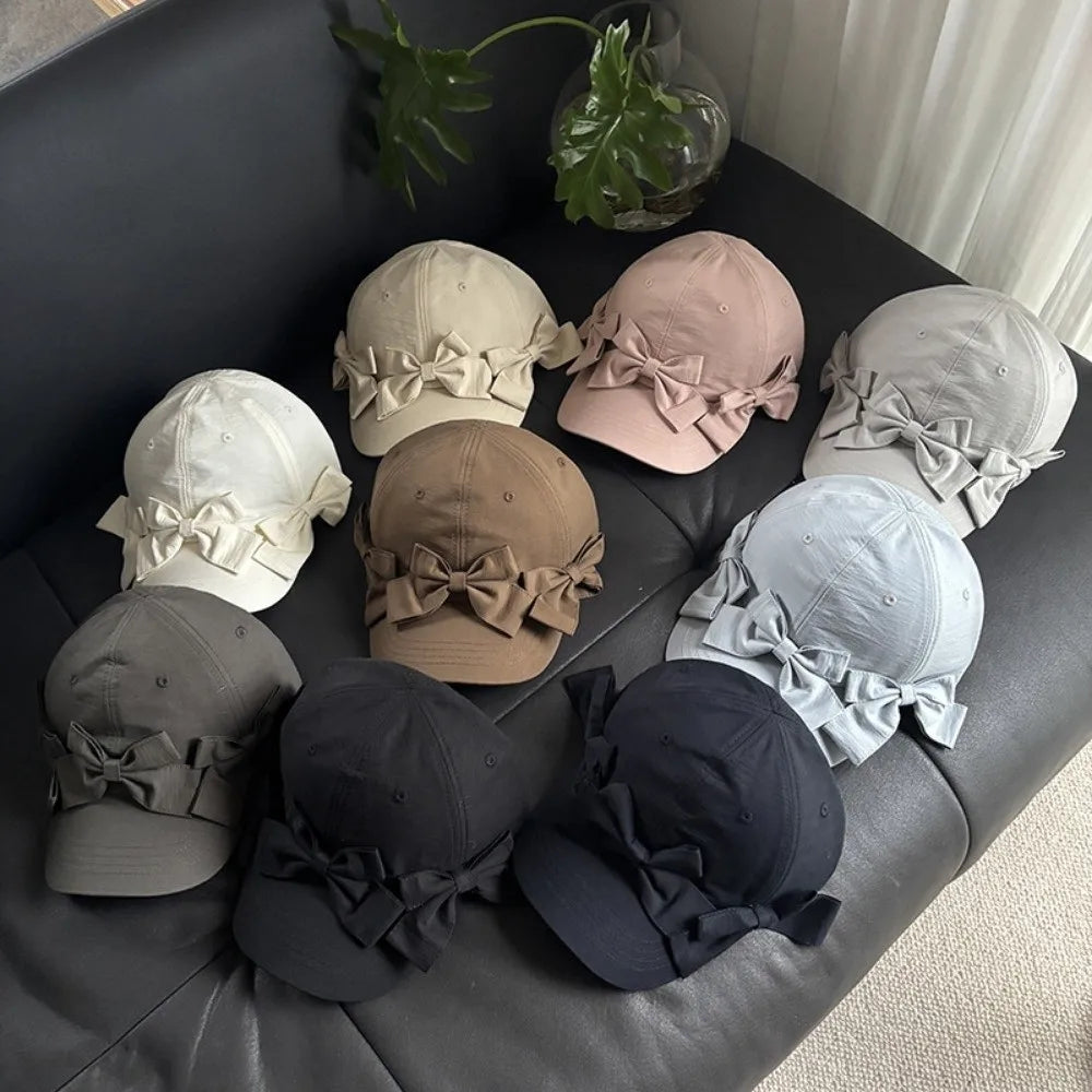 Sweet Lightweight Bowknot Baseball Caps