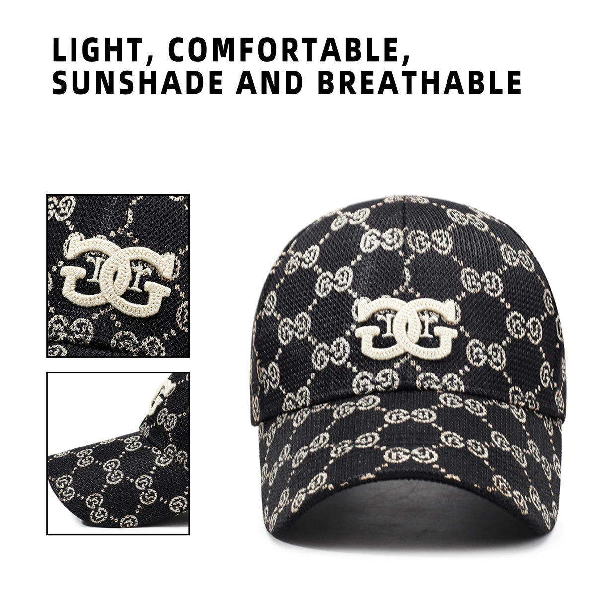 Hat Men's Spring and Summer Breathable and Quick-Drying Cap OutdoorBaseball Cap