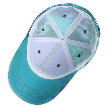Tie-dye Baseball Cap Unisex Hat Outdoor Sports Shade Golf Cap