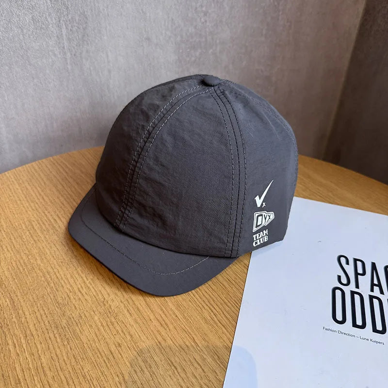 Summer Quick-Drying 3cm Short Brim Baseball Cap