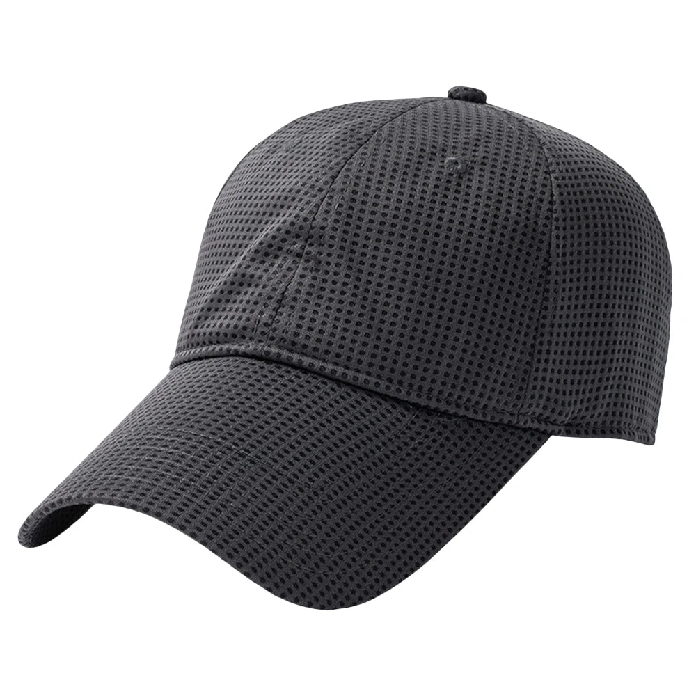 Breathable Quick-Dry Athletic Mesh Long Peak Baseball Cap Summer for Men And Women