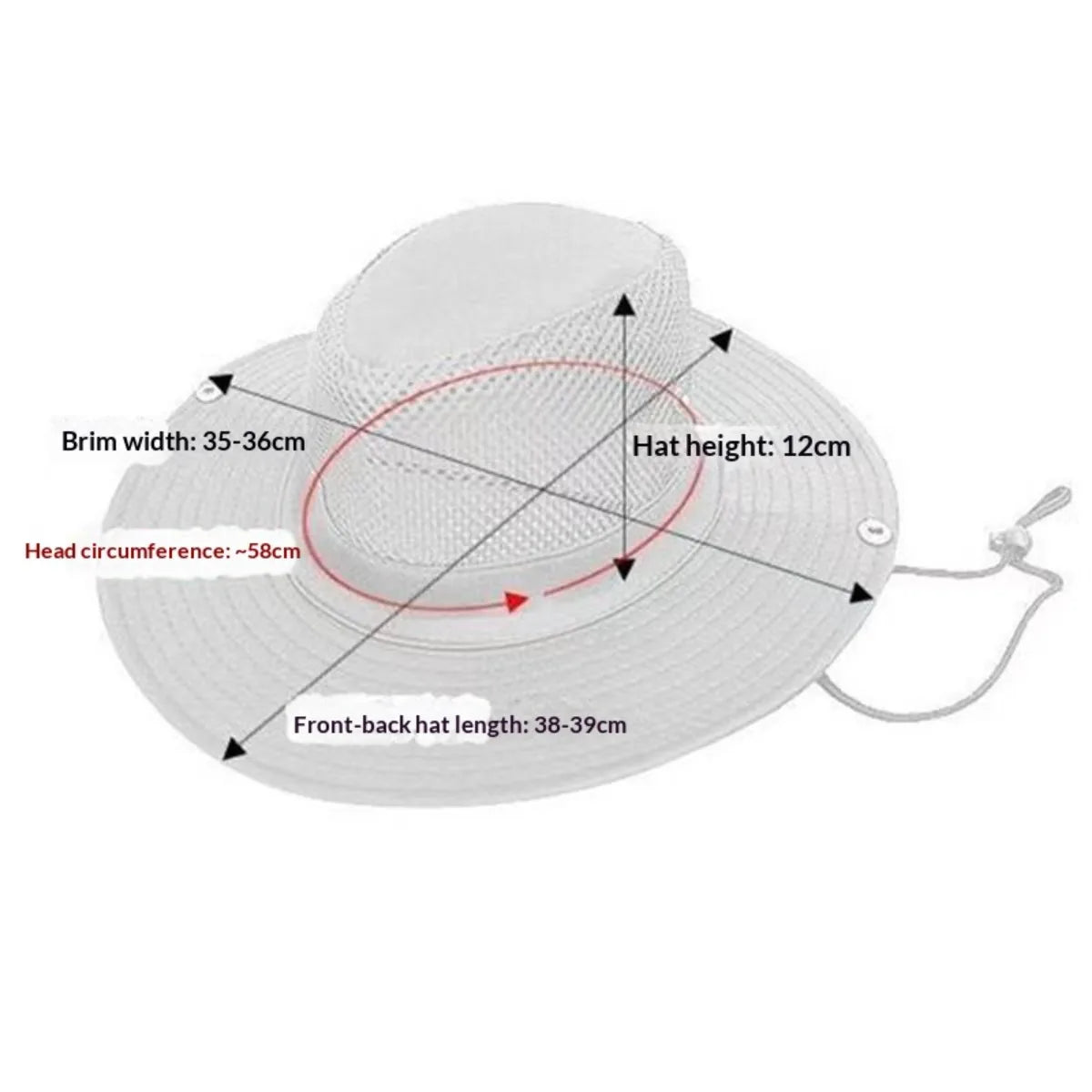 Men's Summer Mesh Breathable Sunscreen Hat Outdoor