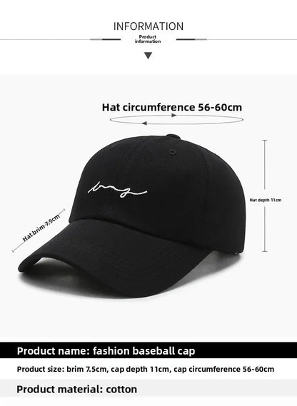 New Simple Corrugated Outdoor Sports Baseball Cap Polyester Cap New Cap Embroidery Hat