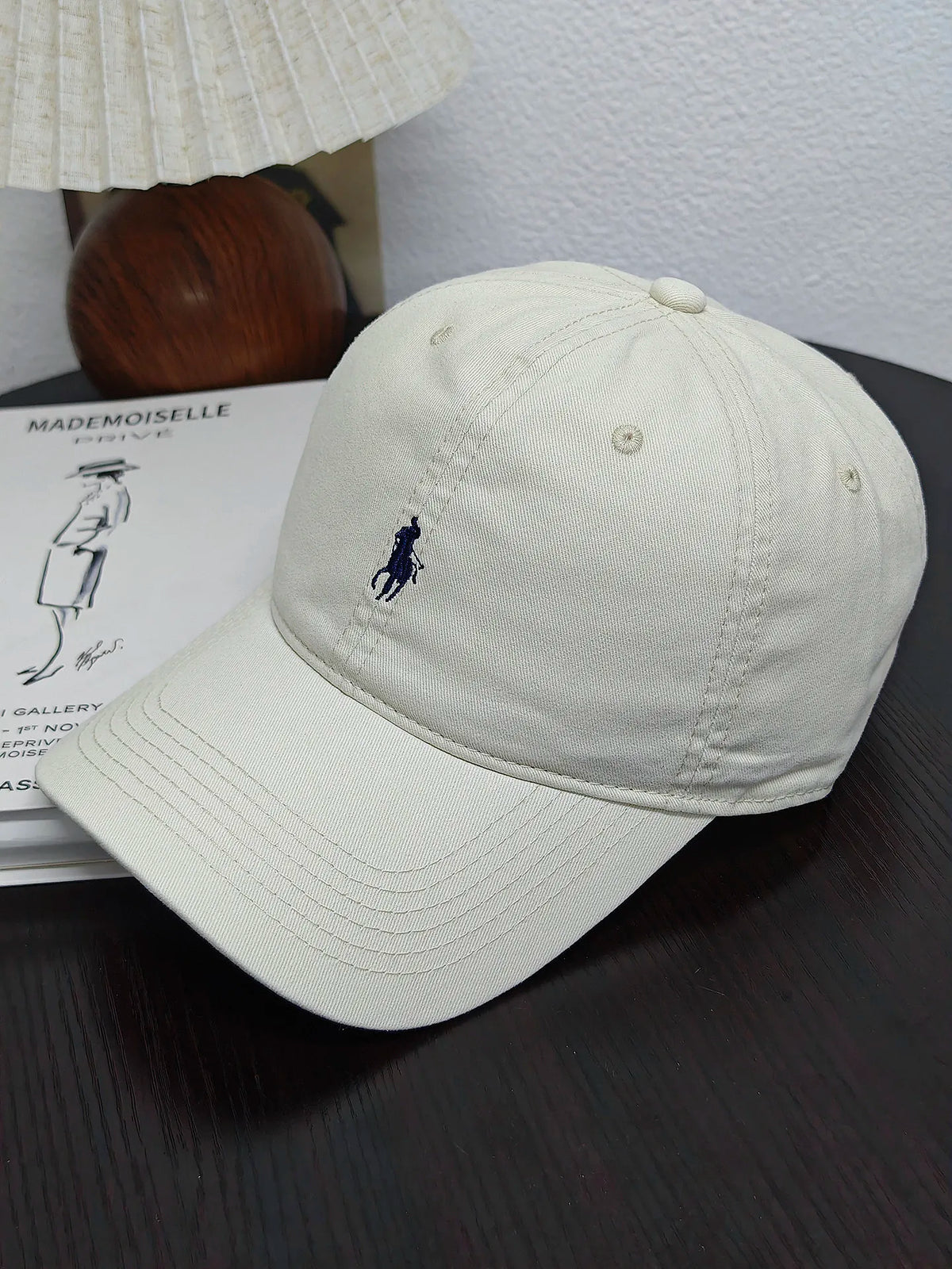 New Trendy Pony Embroidered Baseball Cap Showing Face Small Leisure Sports Cap