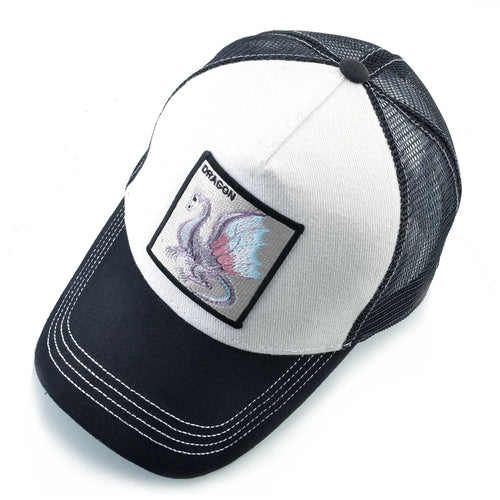 Embroidery Dragon Baseball Cap Men Outdoor