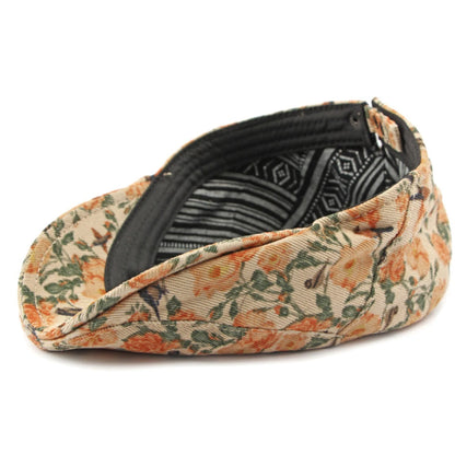 Men Women Retro Floral Artist Painter Beret Hat Adjustable