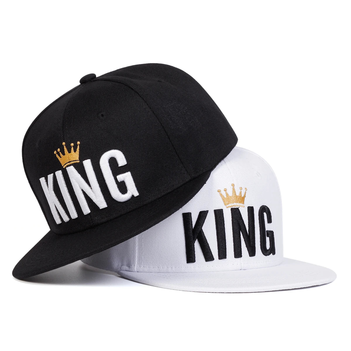 Unisex Crown KING Embroidery Hip Hop Hats Spring Autumn Outdoor Adjustable Casual Baseball Caps Sunscreen Hat