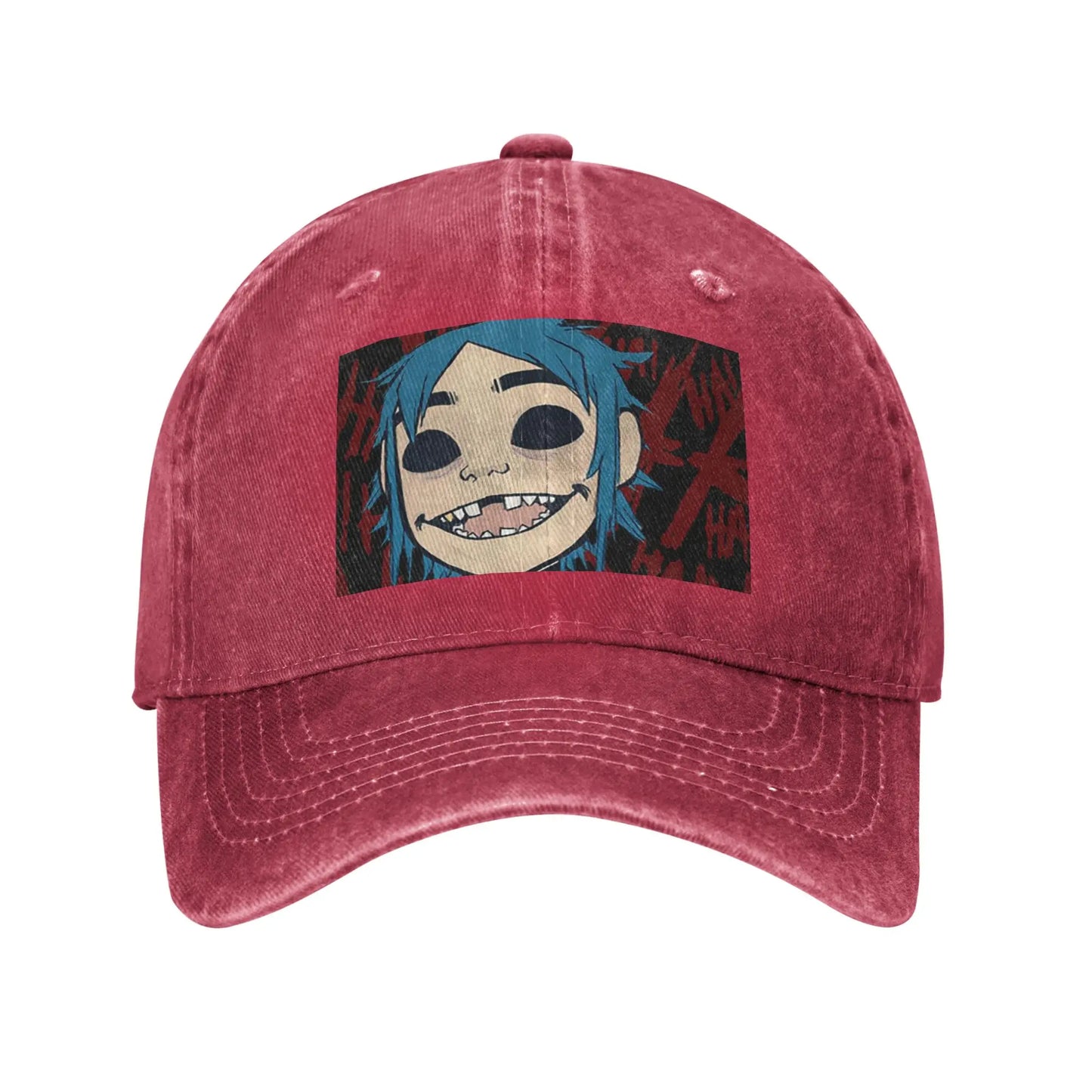 Feel Good Gorillaz Virtual Band Denim Fabric Cap
