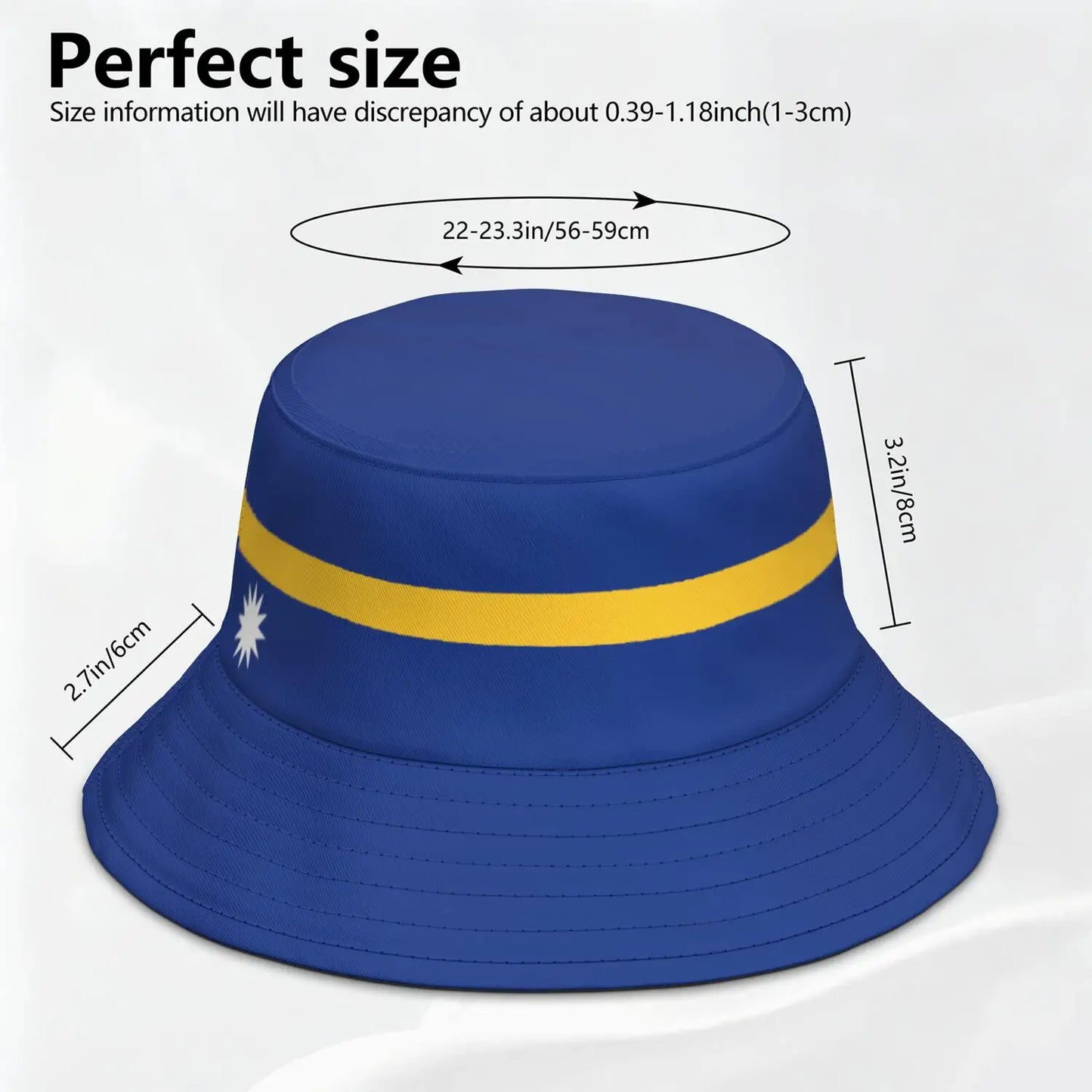Nauru Fisherman Hats  Bucket Cap Country Travel Fishing