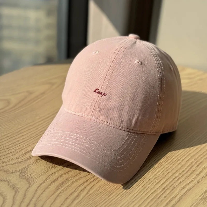 Embroidery Sun Hat Cotton Baseball Cap